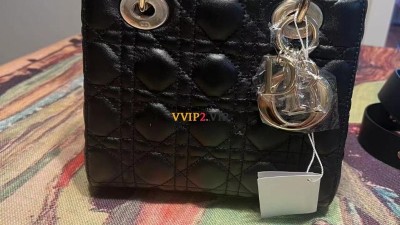 #신공장 디올 Dior 스몰 레이디백 마이 ABC디올 백 까나쥬 램스킨 블랙 M0538OCAL 검수사진✔ 불량 교환처리 합니다. ☆☆☆☆☆