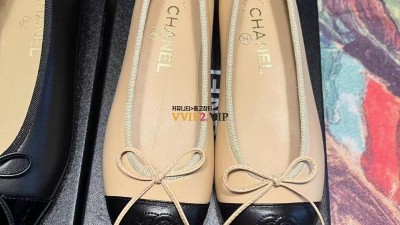 #해피 샤넬 CHANEL 발레리나 투톤 플랫슈즈 검수사진✔ ☆☆☆☆☆