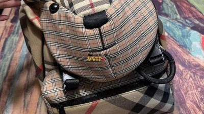 #신공장 버버리 BURBERRY 키즈 베이지 체크 토마스 백팩 SIZE 37*25*16cm 검수사진✔ ☆☆☆☆☆