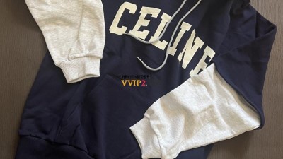 셀린느 CELINE 로고 페이크 후드 티셔츠 SIZE XS S M L 검수사진✔ ☆☆☆☆☆