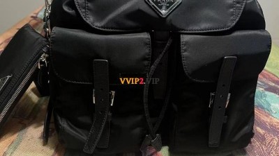 #신공장 프라다 PRADA 리나일론 백팩 블랙 1BZ811VOTOV44 검수사진✔ ☆☆☆☆☆