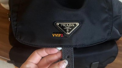 #신공장 프라다 PRADA 리나일론 백팩 블랙 1BZ811VOTOV44 검수사진✔ ☆☆☆☆☆