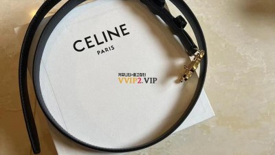#신공장 셀린느 CELINE 벨트 1.8cm 스몰 트리오페 스무스 카프 블랙 45AX63A01 38NO SIZE 75 80 85 90 / 2.5cm 80 85 90 검수사진✔
