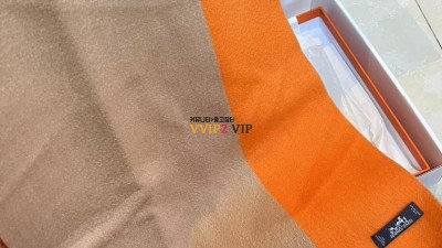 에르메스 Hermes 캐시미어 머플러 SIZE 40*195cm # 캐시미어 100% + 양면 투톤 검수사진✔ ☆☆☆☆☆