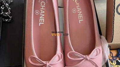#해피 샤넬 CHANEL 발레리나 핑크 플랫슈즈 검수사진✔ ☆☆☆☆☆