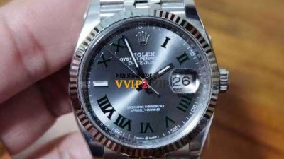 롤렉스 로렉스 ROLEX롤 데이저스트 윔블던 플루티드 쥬빌레 126234 36*11.5mm + Asian 3235 무브먼트 + 904L 검수사진✔
