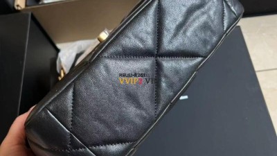 #신공장 샤넬 CHANEL 19백 미듐 나인틴백 제니백 블랙 골드 플랩백 AS1160 SIZE 26*16*9cm 검수사진✔ ☆☆☆☆☆