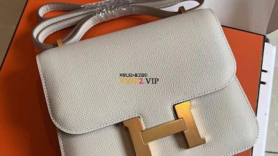 에르메스 HERMES 콘스탄스 앱송 끄레 금장 18cm 검수사진✔ ☆☆☆☆☆ #신공장
