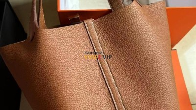 #신공장 에르메스 HERMES 피코탄 22 골드 브라운 금장 끌레망스 검수사진✔ ☆☆☆☆☆
