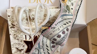 디올 Dior 미차 스카프 화이트 76MTA106I635_C015 검수사진✔ ☆☆☆☆☆