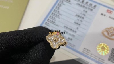 반클리프 앤 아펠 Van Cleef & Arpels 빈티지 알함브라 링 VCARO26M00 검수사진✔ ☆☆☆☆☆ #18k+다이아몬드비밀공방 최상급 핸드메이드 제작 !!!