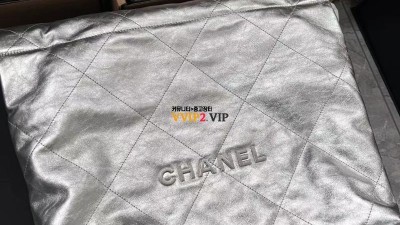 샤넬 CHANEL 22백 스몰 숄더백 실버 투투백 AS3260 검수사진✔ ☆☆☆☆☆ #티무역