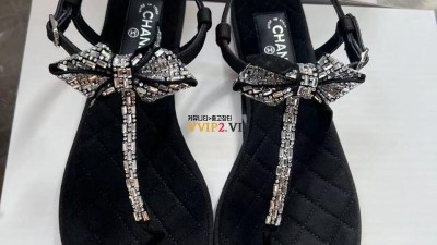 샤넬 CHANEL 리본 플립플랍 쪼리 SIZE 35~39 검수사진 ☆☆☆☆☆