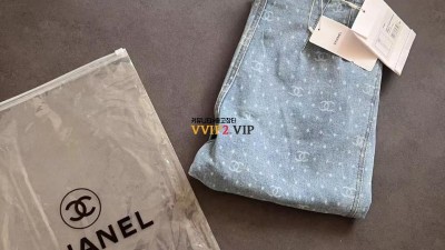 샤넬 CHANEL 23P CC로고 연청 포켓 데님 청바지 팬츠 P74503 검수사진 ☆☆☆☆☆