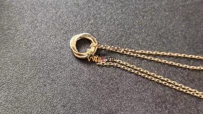 까르띠에 Cartier 트리니티 두줄 목걸이 B7218200 / 6cm연장 검수사진 ☆☆☆☆☆ #18k+다이아몬드비밀공방