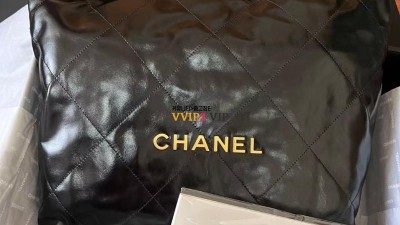 샤넬 CHANEL 22백 투투백 블랙 금장 미듐 AS3261 39x42x8cm 검수사진 ☆☆☆☆☆ #지존샵