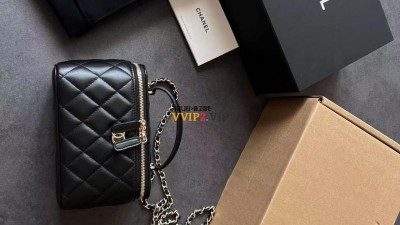 샤넬 CHANEL 탑핸들 베니티백 램스킨 금장 AP2199 검수사진 #지존샵