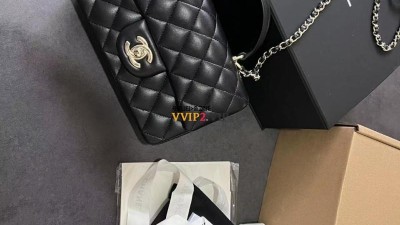 샤넬 CHANEL 뉴미니 램스킨 샴페인골드 탑핸들 플랩백 AS2431 검수사진 ☆☆☆☆☆ #지존샵