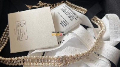 샤넬 CHANEL CC로고 진주 목걸이 검수사진 ☆☆☆☆☆