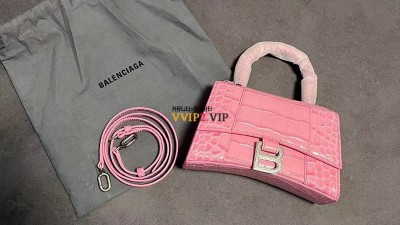 발렌시아가 Balenciaga 아워글래스 XS 탑핸들 핑크 5828331 SIZE 19*13*8cm 검수사진 ☆☆☆☆☆ #vvip공장