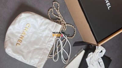 샤넬 CHANEL 22백 투투백 미니 화이트 금장 AS3980 검수사진 ☆☆☆☆☆ #지존샵