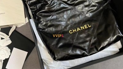 샤넬 CHANEL 22백 투투백 블랙 금장 미듐 AS3261 39x42x8cm 검수사진 ☆☆☆☆☆ #지존샵