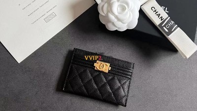 샤넬 CHANEL 보이 캐비어 카드홀더 A84431 검수사진 ☆☆☆☆☆ #팬더샵