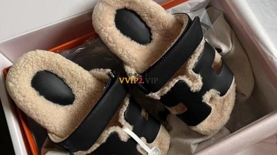 에르메스 HERMES 시프레 시어링 퍼 샌들 SIZE 35~40 검수사진 ☆☆☆☆☆