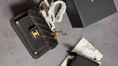 샤넬 CHANEL 23S 데님 스티치 체인 포켓 플랩백 AS4051 검수사진 ☆☆☆☆☆ #VVIP공장