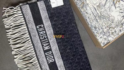 디올 DIOR 오블리크 캐시미어 스카프 머플러 목도리 25CDO039I093 검수사진 ☆☆☆☆☆