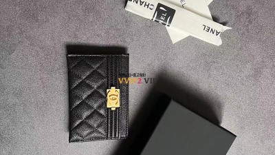 샤넬 CHANEL 보이 캐비어 카드홀더 A84431 검수사진 ☆☆☆☆☆ #팬더샵