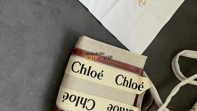 끌로에 CHLOE 우디백 린네 캔버스 토트백 스몰 CHC22AS397I26 90U 검수사진 ☆☆☆☆☆ #vvip공장