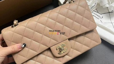 샤넬 CHANEL 클래식 미듐 클미 베이지 캐비어 A01112 검수사진 ☆☆☆☆☆ #지존샵