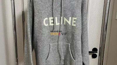 셀린느 CELINE 골지 울 후드티셔츠 2A85W423P 08GC SIZE XS S M L 검수사진 ☆☆☆☆☆