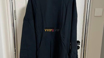 발렌시아가 Balenciaga 23FW 핸드페인팅 백로고 후드티셔츠 SIZE XS S M L 검수사진 ☆☆☆☆☆