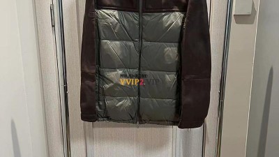 브루넬로쿠치넬리 Brunello Cucinelli 가죽 나일론 푸퍼 자켓 검수사진 ☆☆☆☆☆ #vvip공장