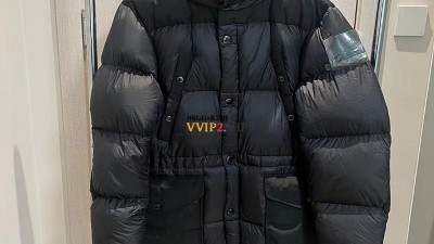 버버리 BURBERRY 23SS 로고 아플리케 다운 패딩 8043845 SIZE XS S M L XL ※그레이 오리털 80% + 울 캐시미어 혼방 퍼 칼라 검수사진 ☆☆☆☆☆ #vvip공장