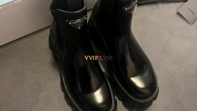 프라다 PRADA 모노리스 브러시드 레더 여성 부츠 1T256N B4L F0002 F B055 SIZE 35~39 @ 굽 6.5cm 검수사진 ☆☆☆☆☆