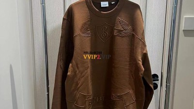 버버리 BURBERRY 23SS 오크 리프크레스트 자수 코튼 스웨트셔츠 80632011 SIZE XS S M L XL 검수사진 ☆☆☆☆☆ #vvip공장