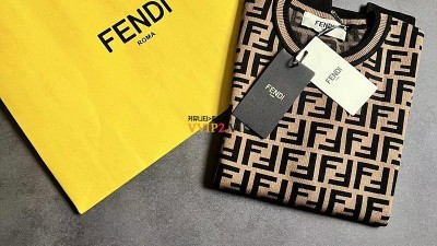 펜디 FENDI FF 모티브 반팔니트 FZY702 A5QG F118W 검수사진 ☆☆☆☆☆
