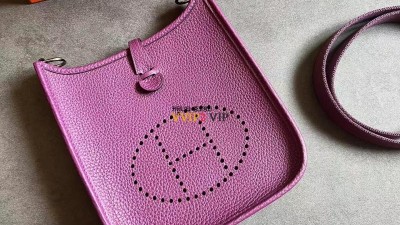 에르메스 HERMES 에블린 16 TPM 아네모네 은장 미니 크로스백 검수사진 ☆☆☆☆☆ #vvip공장