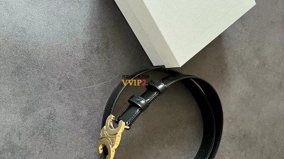셀린느 CELINE 트리오페 벨트 2.5cm 미듐 블랙 45AK93A01 38NO 검수사진 ☆☆☆☆☆ #vvip공장