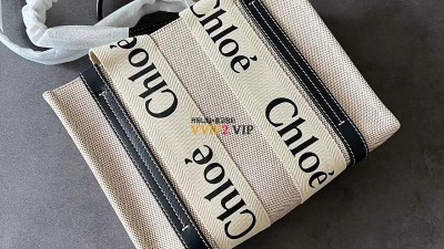 끌로에 CHLOE 우디백 린네 캔버스 토트백 스몰 CHC22AS397I26 91J 검수사진 ☆☆☆☆☆ #vvip공장