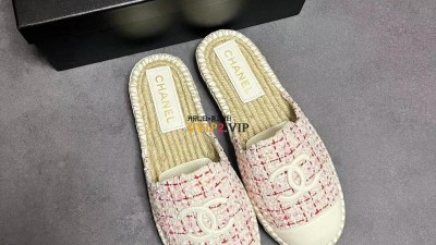 샤넬 CHANEL CC로고 트위드 에스파듀 여성 샌들 슬리퍼 블로퍼 뮬 G37482 검수사진 ☆☆☆☆☆ #해피샵