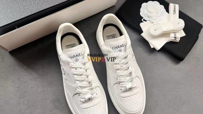 샤넬 CHANEL 에어포스 CC로고 여성 스니커즈 운동화 화이트 G45079 검수사진 ☆☆☆☆☆