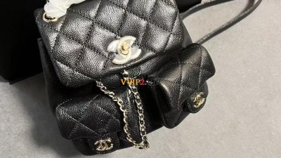 샤넬 CHANEL 듀마 투포켓 백팩 스몰 블랙 AS3787 검수사진 ☆☆☆☆☆ #vvip공장
