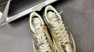 샤넬 CHANEL 24SS 크루즈컬렉션 샤인 샤포스 로우탑 2컬러 스니커즈 G45079 SIZE 35~40 검수사진 ☆☆☆☆☆