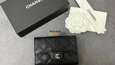 샤넬 CHANEL 클래식 카드지갑 슬롯/똑딱이 클똑 캐비어 은장 AP0214 검수사진 ☆☆☆☆☆ #지존샵