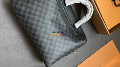 루이비통 LOUIS VUITTON LV 포르트 도큐멍 주르 다미에 그라파이트 서류가방 N48260 검수사진 ☆☆☆☆☆ #vvip공장