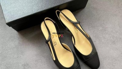 샤넬 CHANEL 투톤 슬링백 펌프스 힐 G31318 @ 굽 6.5cm 검수사진 ☆☆☆☆☆ #해피샵